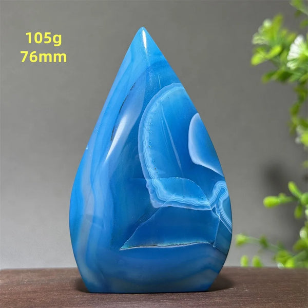 Blue Agate Torch-ToShay.org