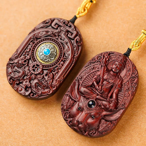 Sandalwood Zodiac Pendant-ToShay.org