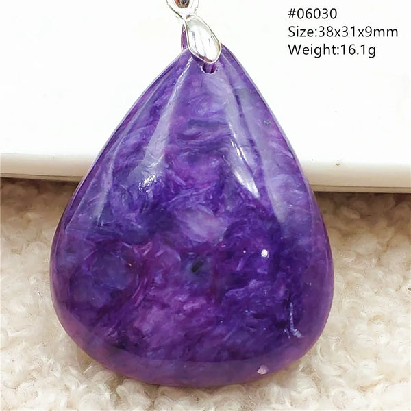 Purple Charoite Pendant-ToShay.org