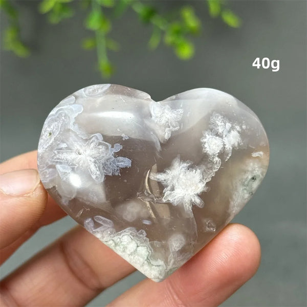 Black Cherry Agate Heart-ToShay.org