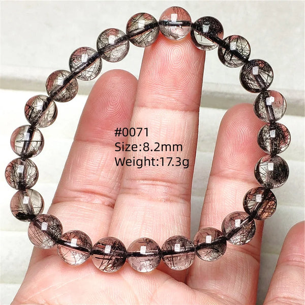 Black Rutilated Quartz Bracelet-ToShay.org