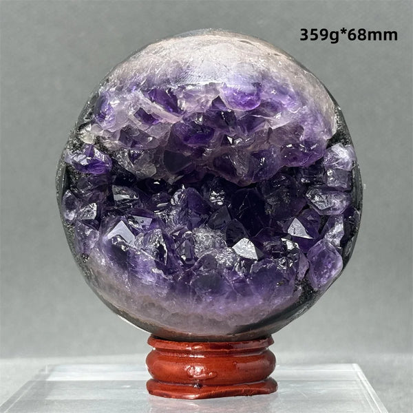 Purple Amethyst Cluster Ball-ToShay.org