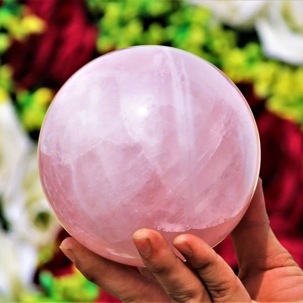 Pink Rose Quartz Ball-ToShay.org