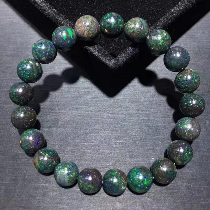 Black Green Opal Bracelet-ToShay.org