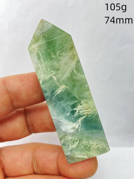 Rainbow Fluorite Crystal Point-ToShay.org