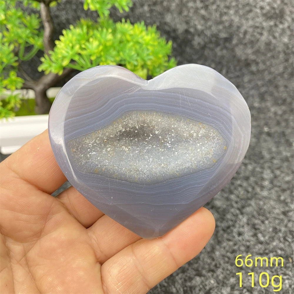 Blue Agate Geode Heart-ToShay.org
