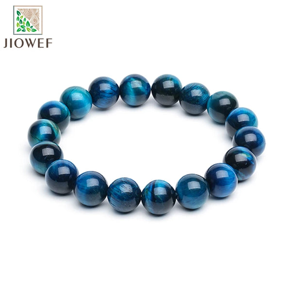 Blue Tiger Eye Bead Bracelet-ToShay.org