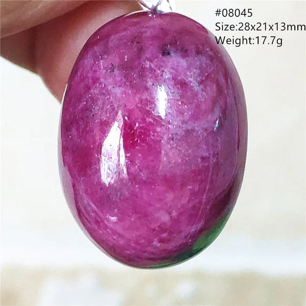 Red Ruby Zoisite Pendant-ToShay.org