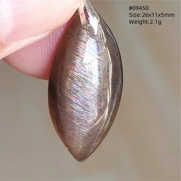 Black Moonstone Sunstone Pendant-ToShay.org
