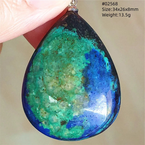 Blue Azurite Pendant-ToShay.org
