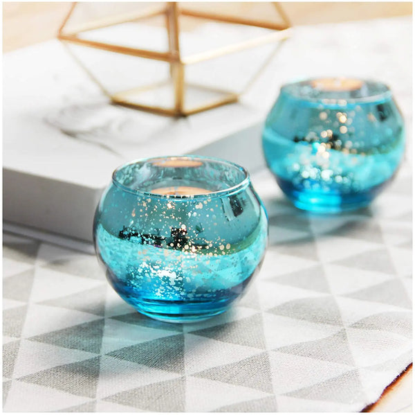 Mercury Glass Tealight Holders-ToShay.org