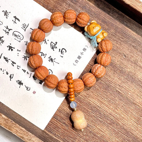 Brown Bodhi Buddha Beads-ToShay.org