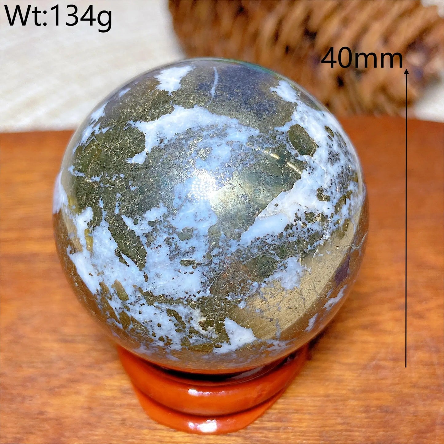 Gold Pyrite Ball-ToShay.org