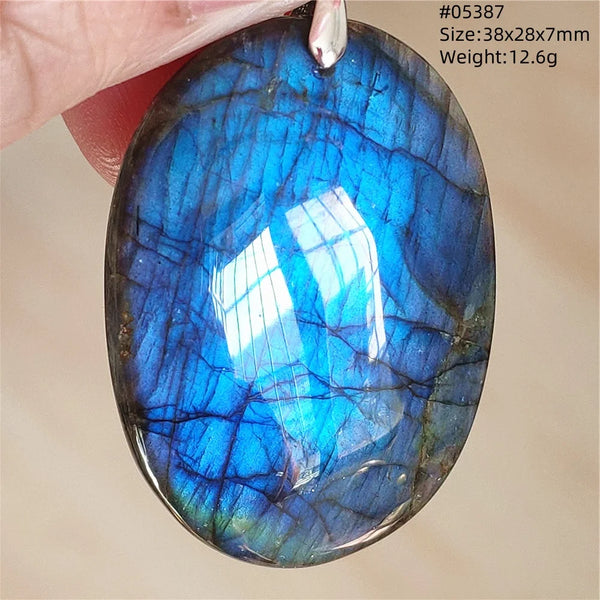 Blue Light Labradorite Pendant-ToShay.org