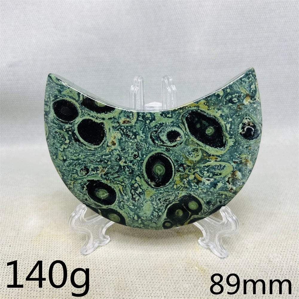 Green Peacock Eyes Moon-ToShay.org