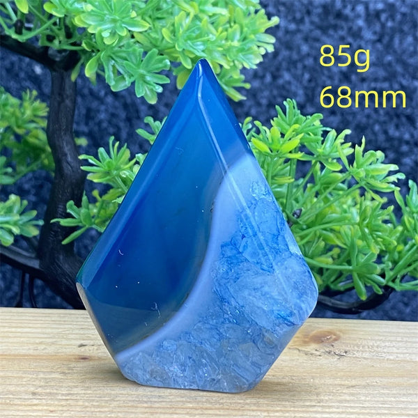 Blue Agate Torch-ToShay.org