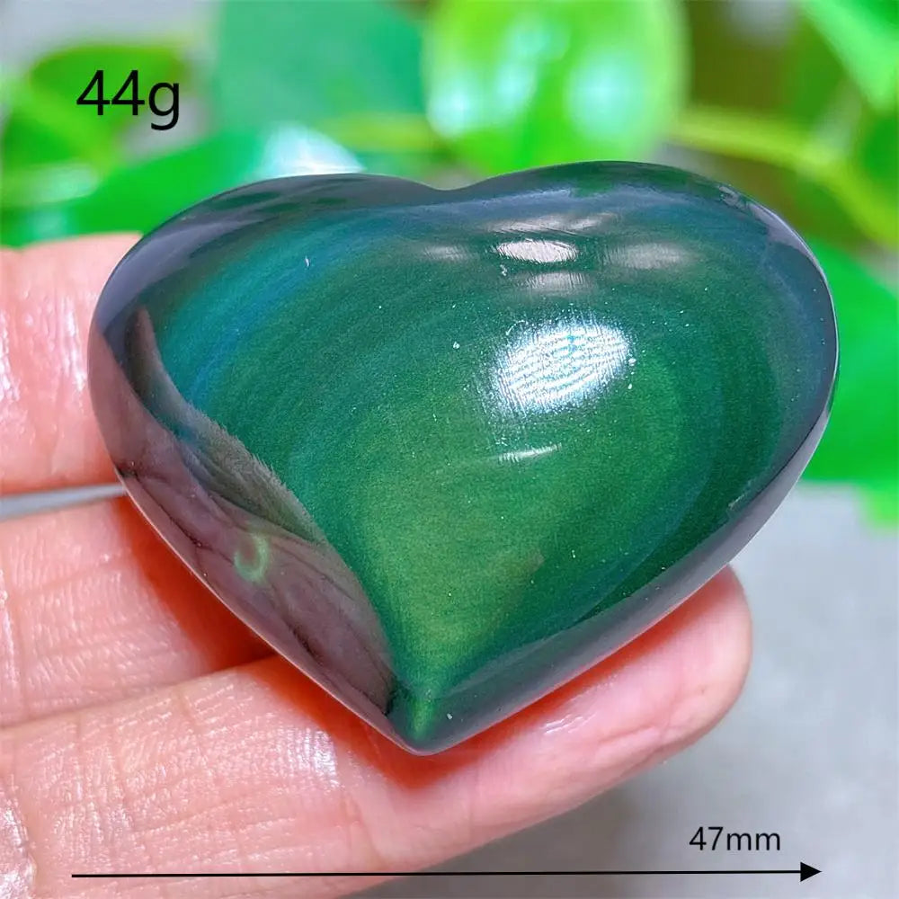 Rainbow Obsidian Heart-ToShay.org