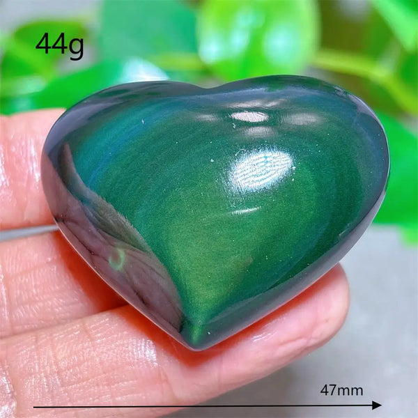 Rainbow Obsidian Heart-ToShay.org