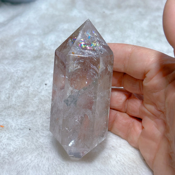 Clear Quartz Rainbow Point-ToShay.org