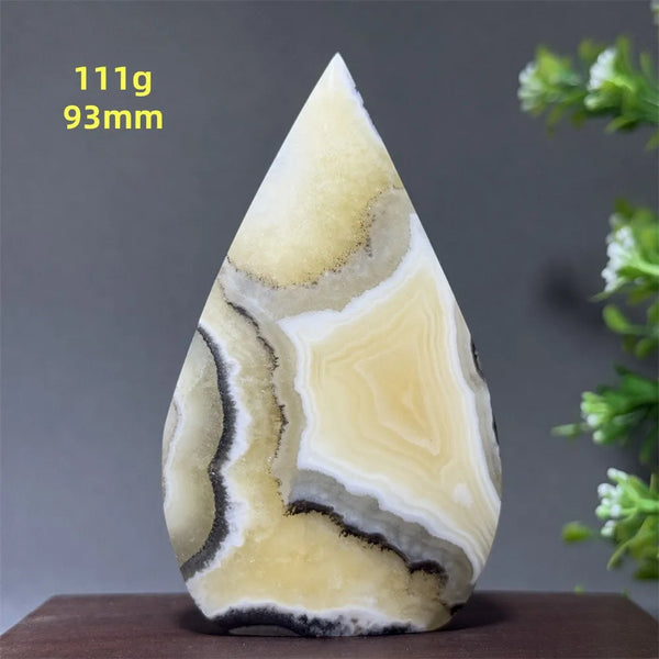 Grey Striped Agate Torch-ToShay.org