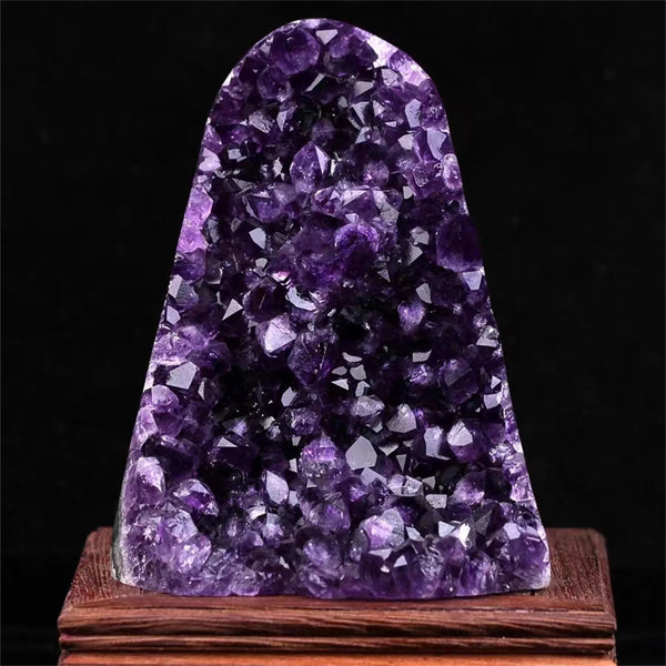 Violet Amethyst Cluster Crystal-ToShay.org