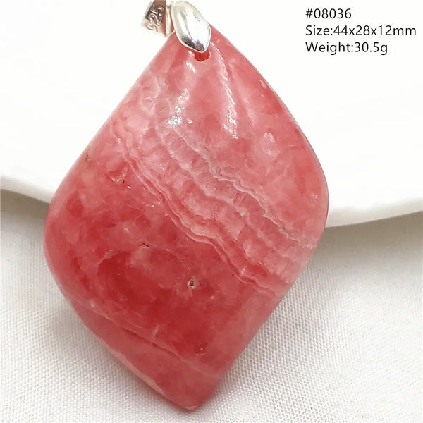 Red Rhodochrosite Pendant-ToShay.org