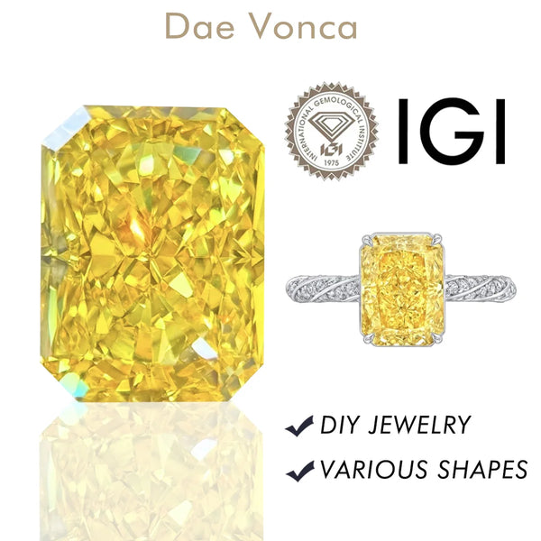 Yellow Crystal Cut Diamond-ToShay.org