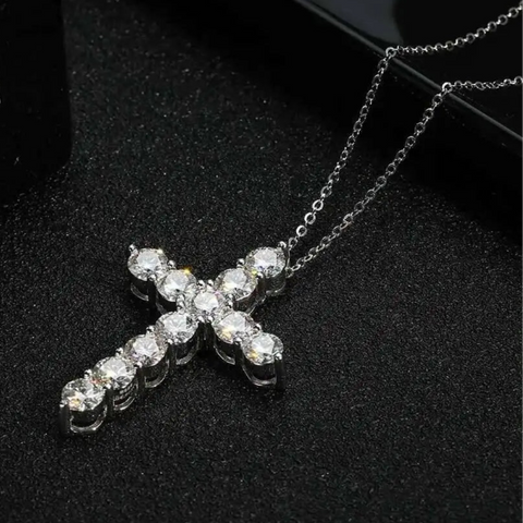 Crystal Cross Pendant-ToShay.org