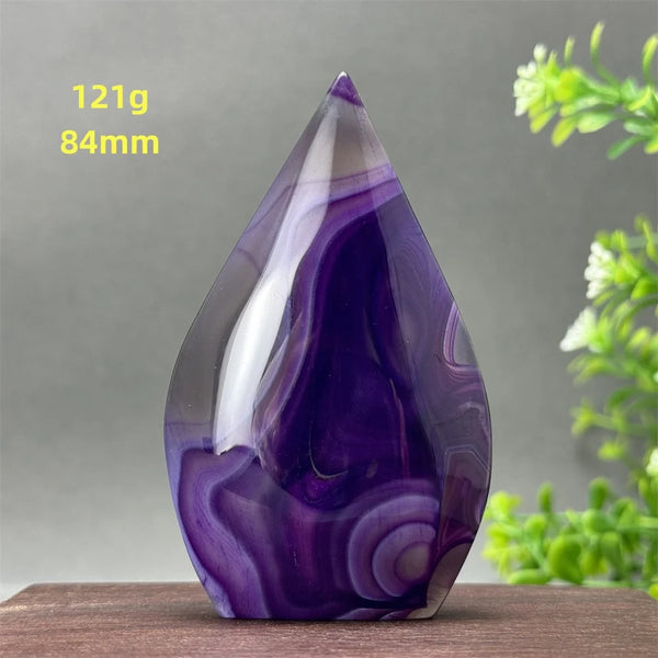 Purple Agate Torch-ToShay.org