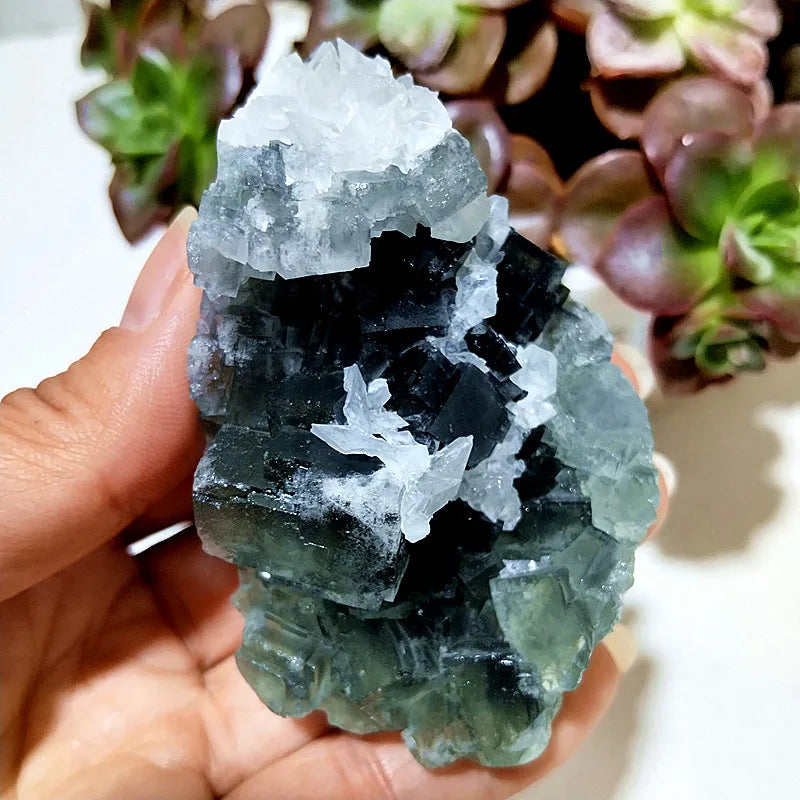 Blue Fluorite Crystal-ToShay.org