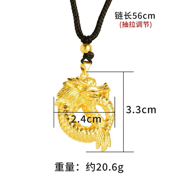 Gold Panlong Pendant-ToShay.org