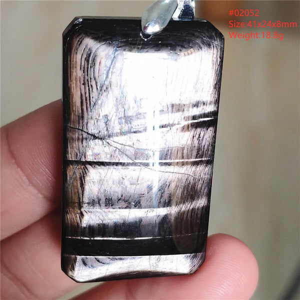 Black Hypersthene Pendant-ToShay.org