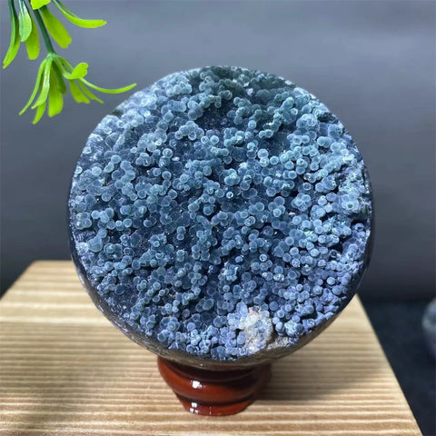 Purple Grape Agate Ball-ToShay.org