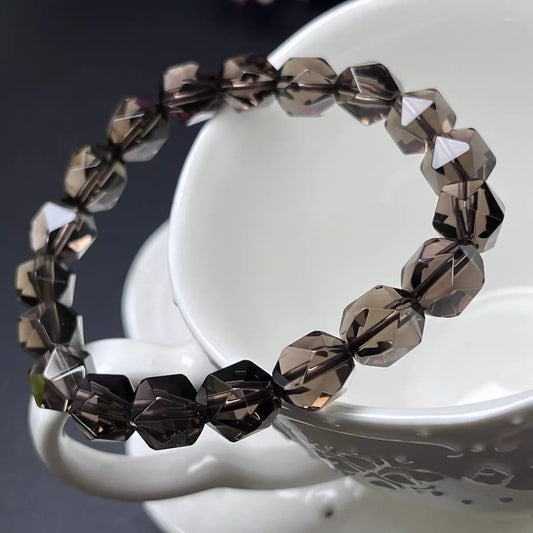 Brown Smoky Quartz Bracelet-ToShay.org