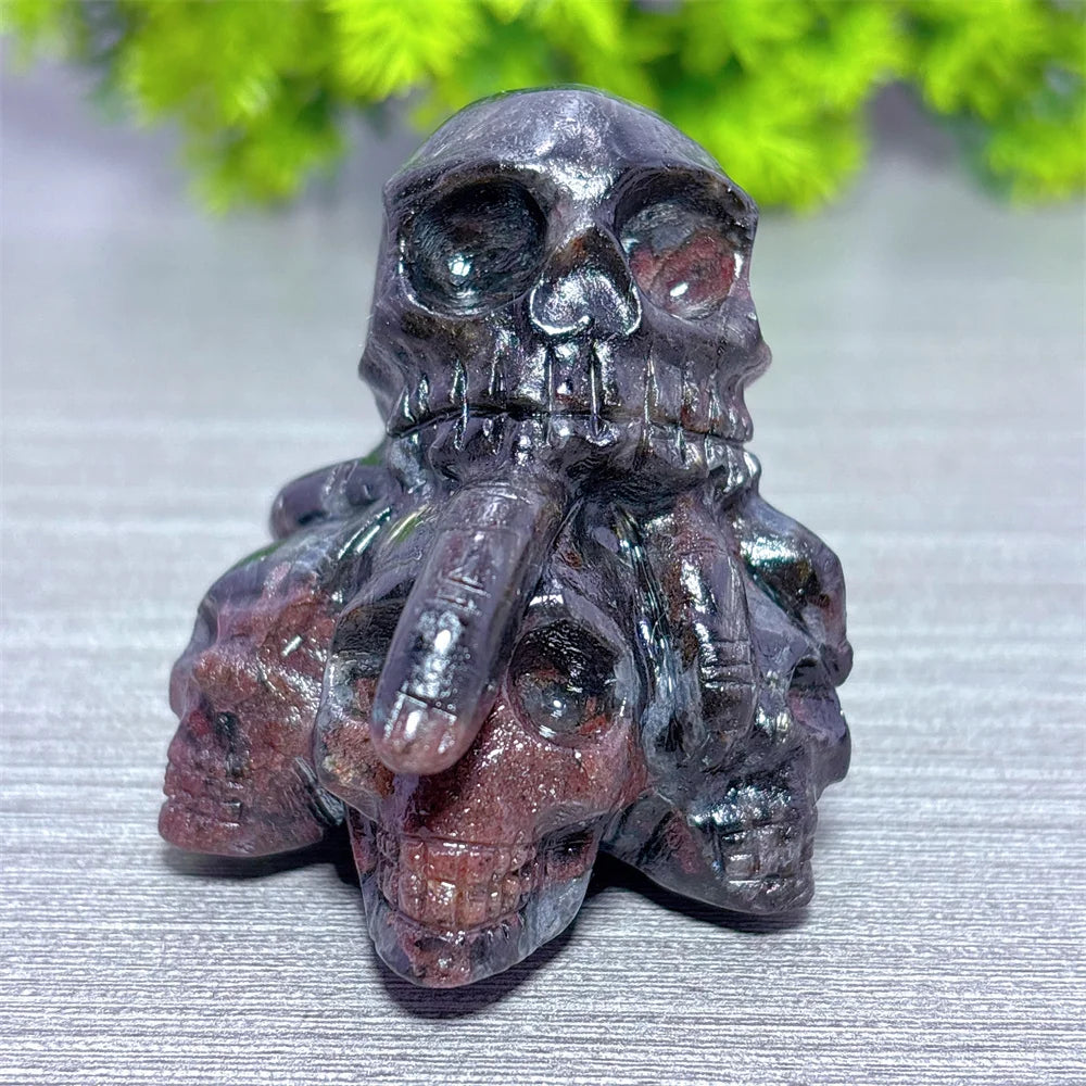 Red Garnet Skulls-ToShay.org