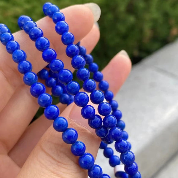 Blue Lapis Lazuli Wrap Bracelet-ToShay.org