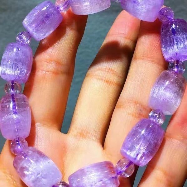 Purple Kunzite Bracelet-ToShay.org