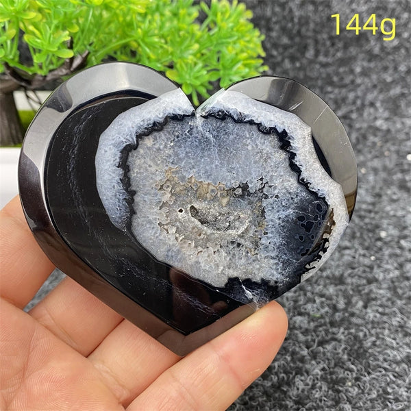 Black Agate Geode-ToShay.org