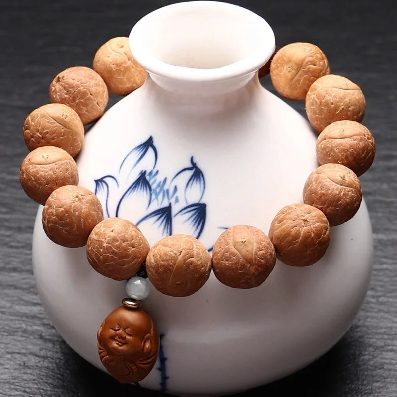 Brown Phoenix Eye Bodhi Bracelet-ToShay.org