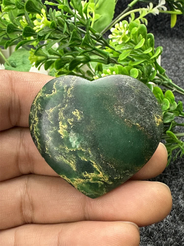Green Emerald Stone Heart-ToShay.org