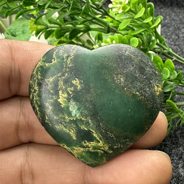 Green Emerald Stone Heart-ToShay.org
