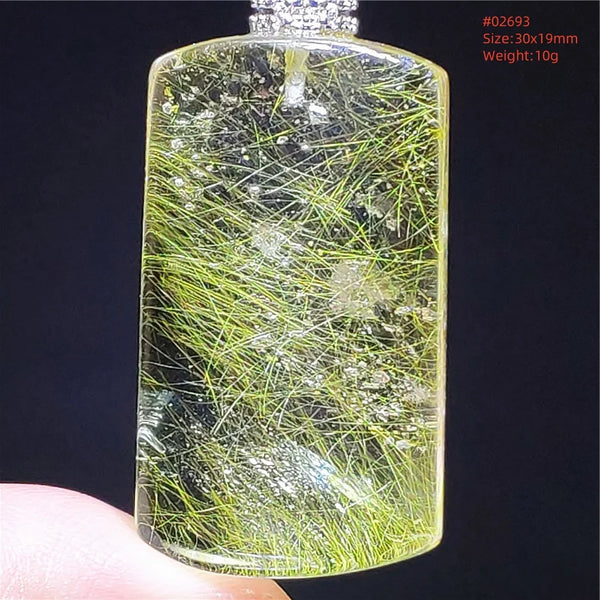 Gold Rutilated Quartz Pendant-ToShay.org