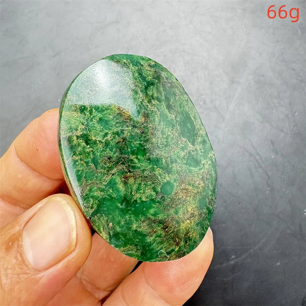Green Verdite Palm Stone-ToShay.org