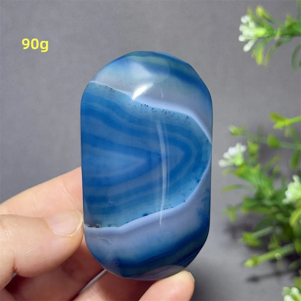Blue Sapphire Striped Agate-ToShay.org