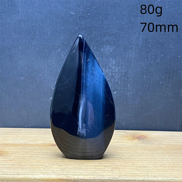 Blue Tiger Eye Stone Flame-ToShay.org
