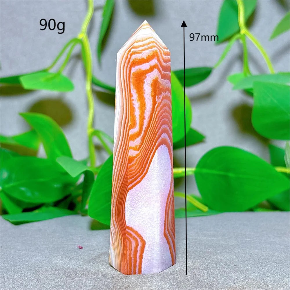 Orange Carnelian Quartz Tower-ToShay.org