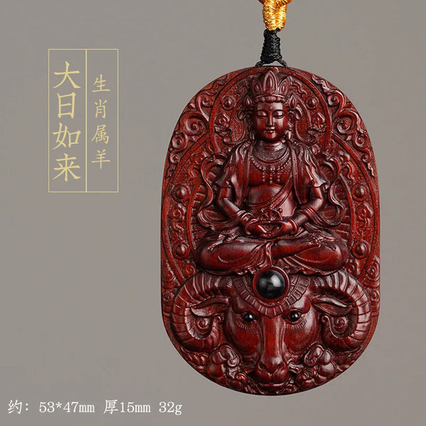 Sandalwood Zodiac Pendant-ToShay.org