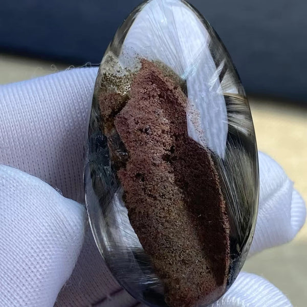 Black Rutilated Quartz Pendant-ToShay.org