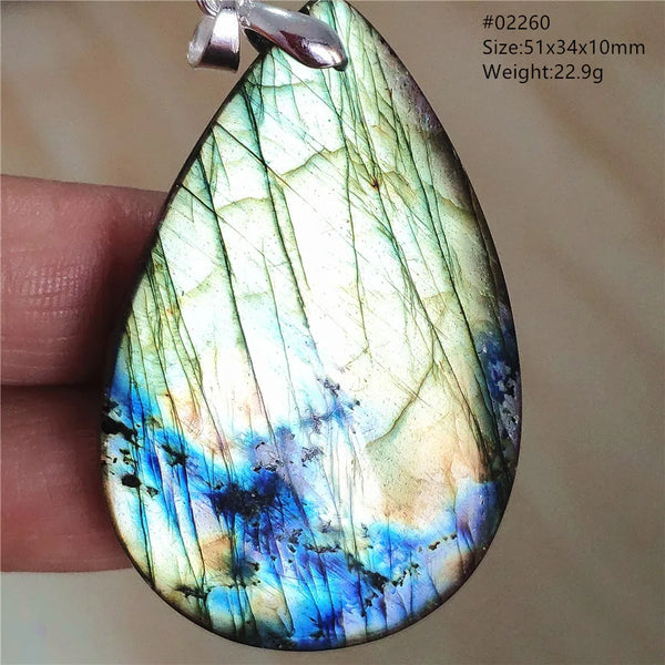 Blue Light Labradorite Pendant-ToShay.org
