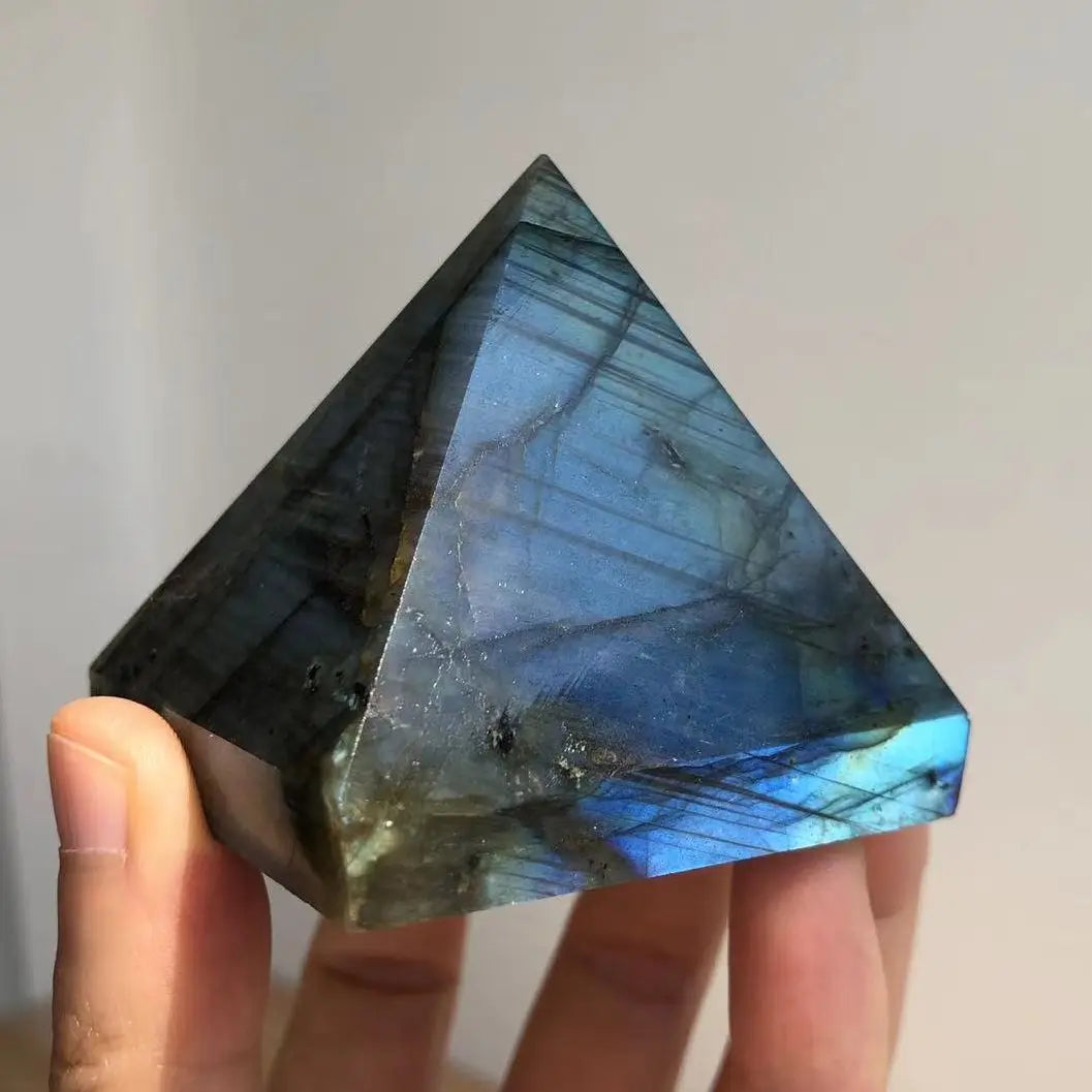 Blue Labradorite Pyramid-ToShay.org